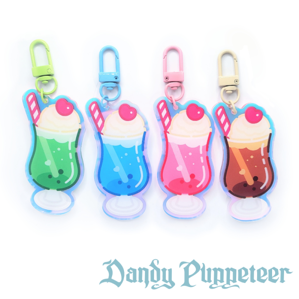 Soda Float Acrylic Charm
