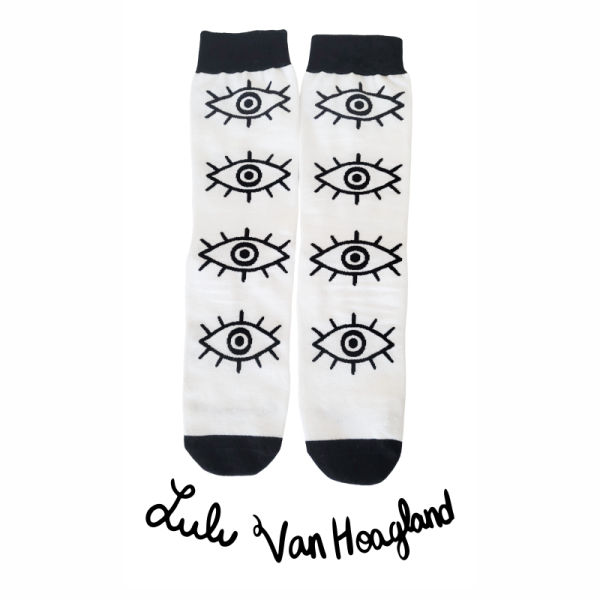 Lulu Van Hoagland Eye See You Mid Calf Socks - Image 2