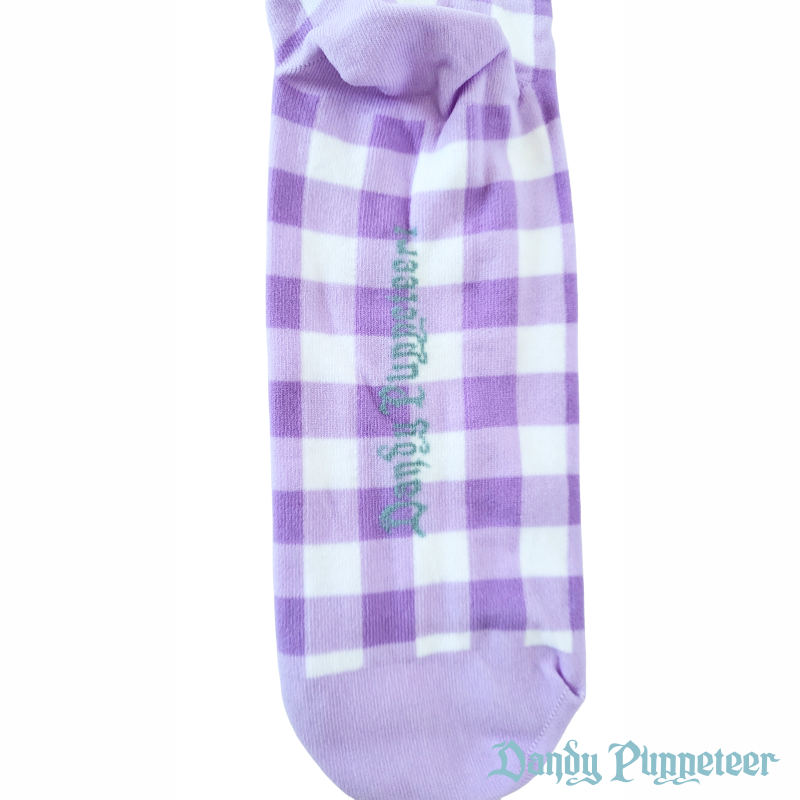 Cherry Gingham Over Knee Socks - Image 6