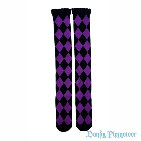 Harlequin Diamond Over Knee Socks - Image 14
