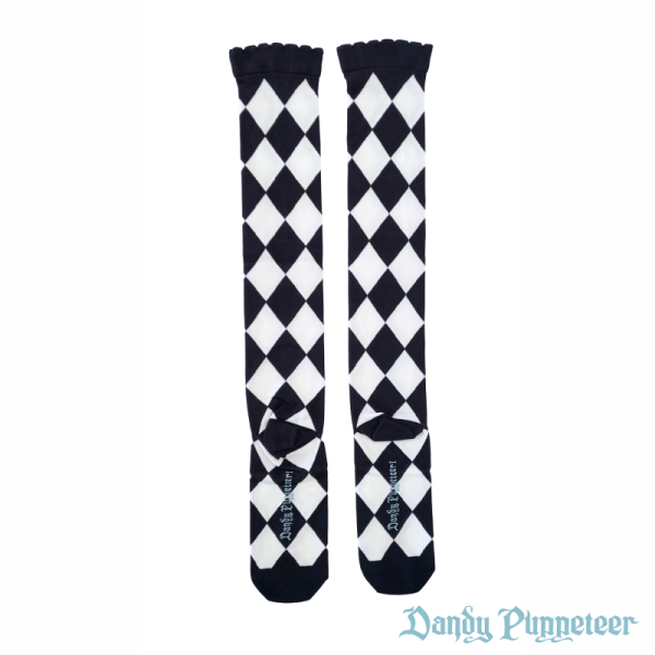 Harlequin Diamond Over Knee Socks - Image 4